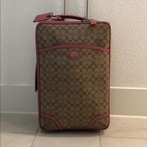 Coach carryon suitcase